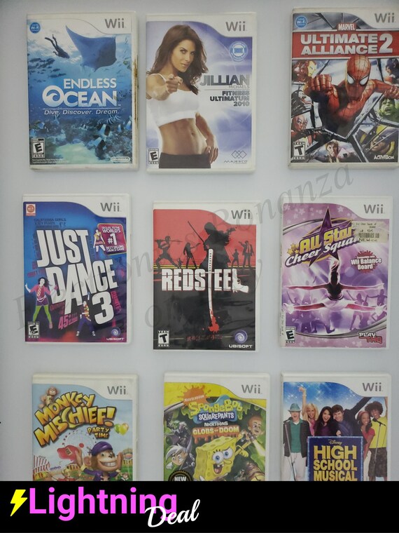 急募！！超美品！ Wii＋WiiFitまとめ売り Authentic Nintendo Wii Games - Etsy