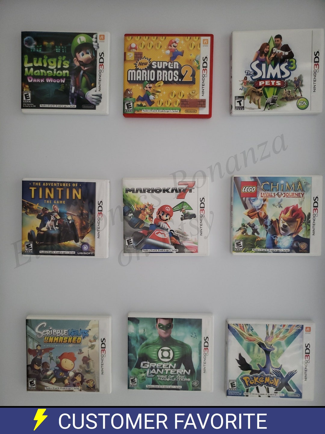 Authentic Nintendo 3DS Games - Etsy