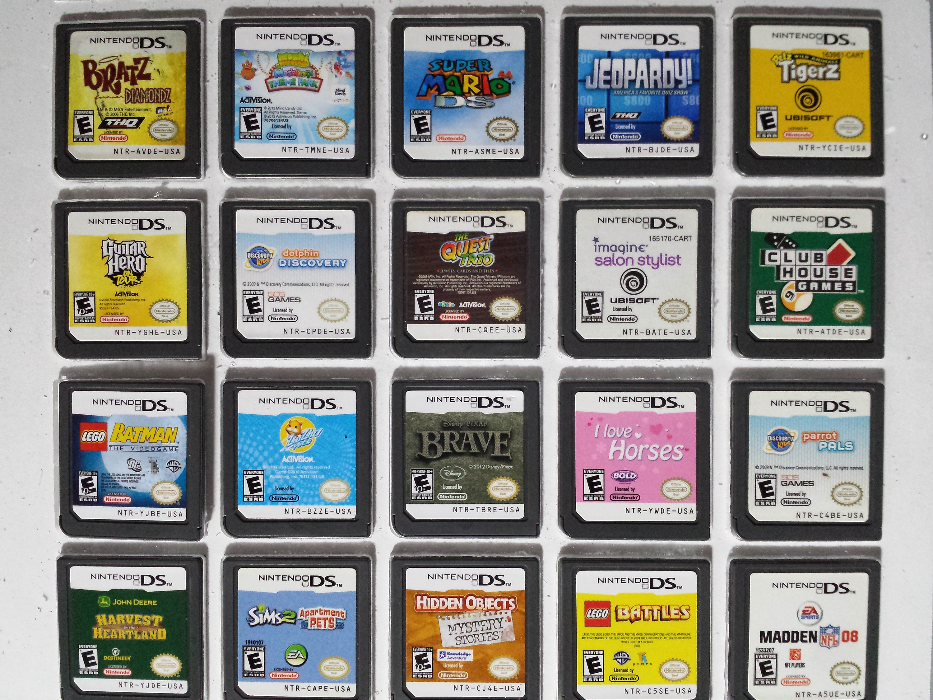 Authentic Nintendo DS Games for DS / Dslite / Dsi / 3DS XL and 2DS