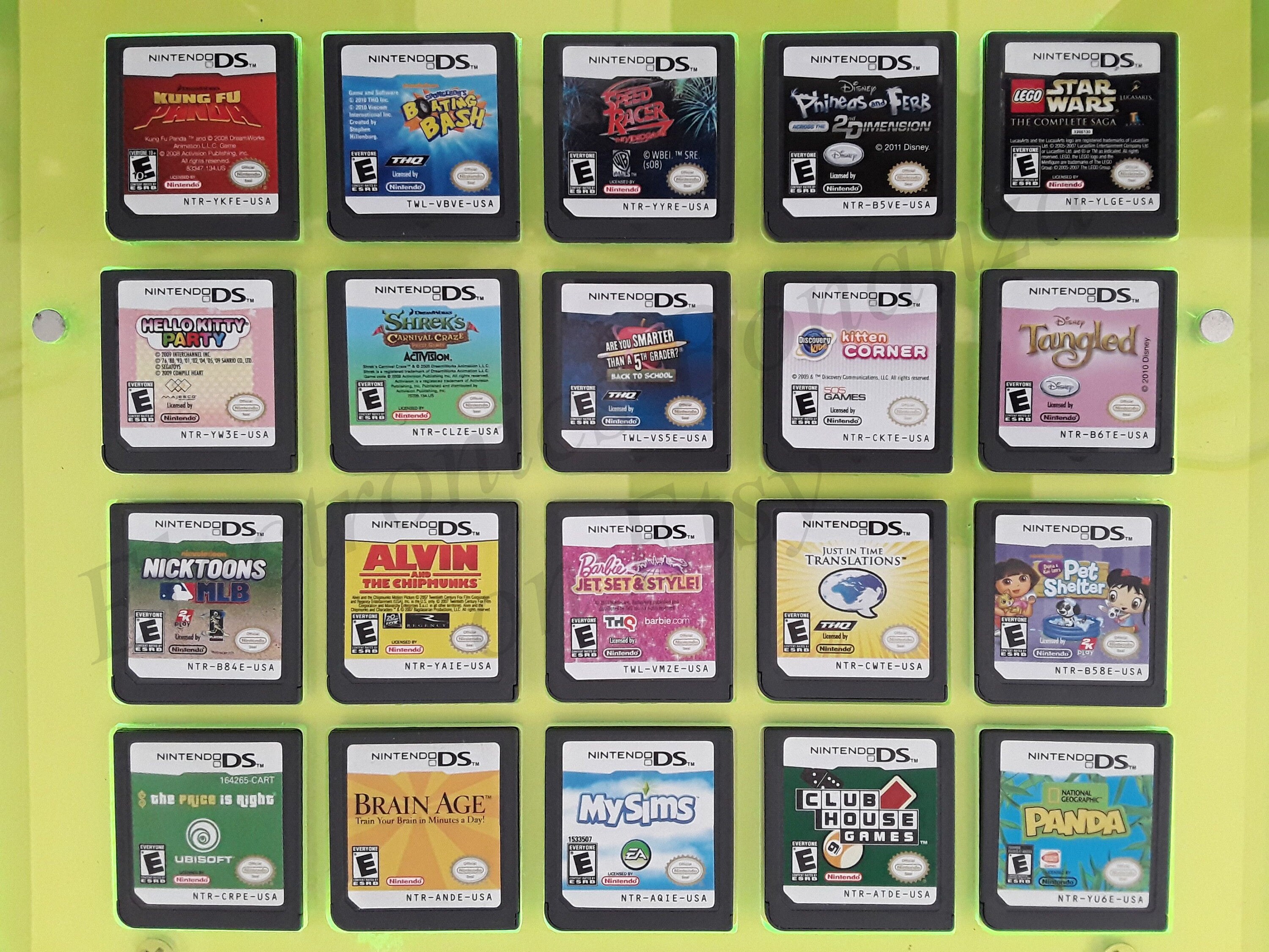 Authentic Nintendo DS Games for DS / Dslite / Dsi / 3DS XL and 2DS
