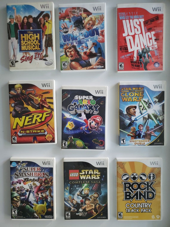 Authentic Nintendo Wii Games - Etsy