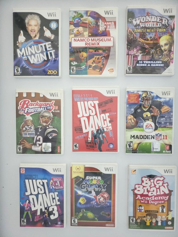 Authentic Nintendo Wii Games - Etsy