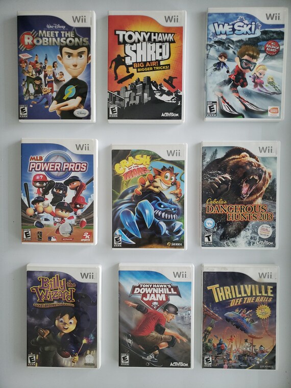 Authentic Nintendo Wii Games - Etsy