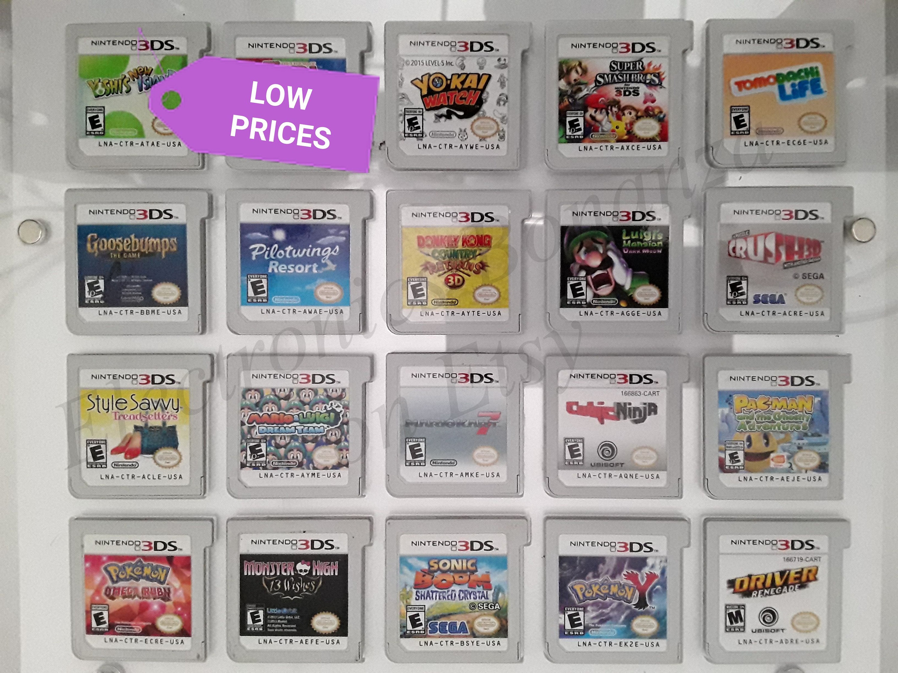 Authentic Nintendo 3DS Games - Etsy