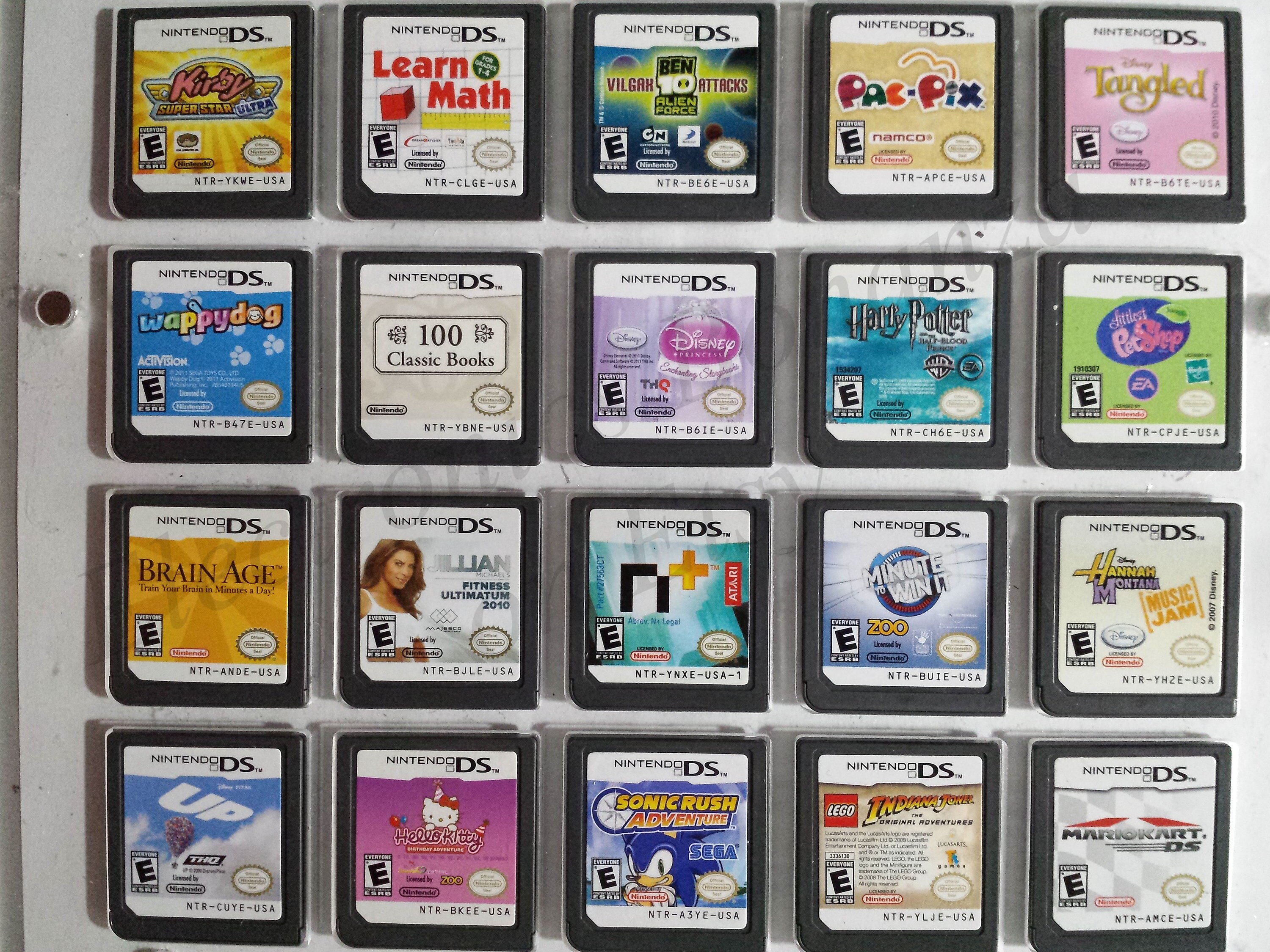 Authentic Nintendo DS Games for DS / Dslite / Dsi / 3DS XL and 2DS