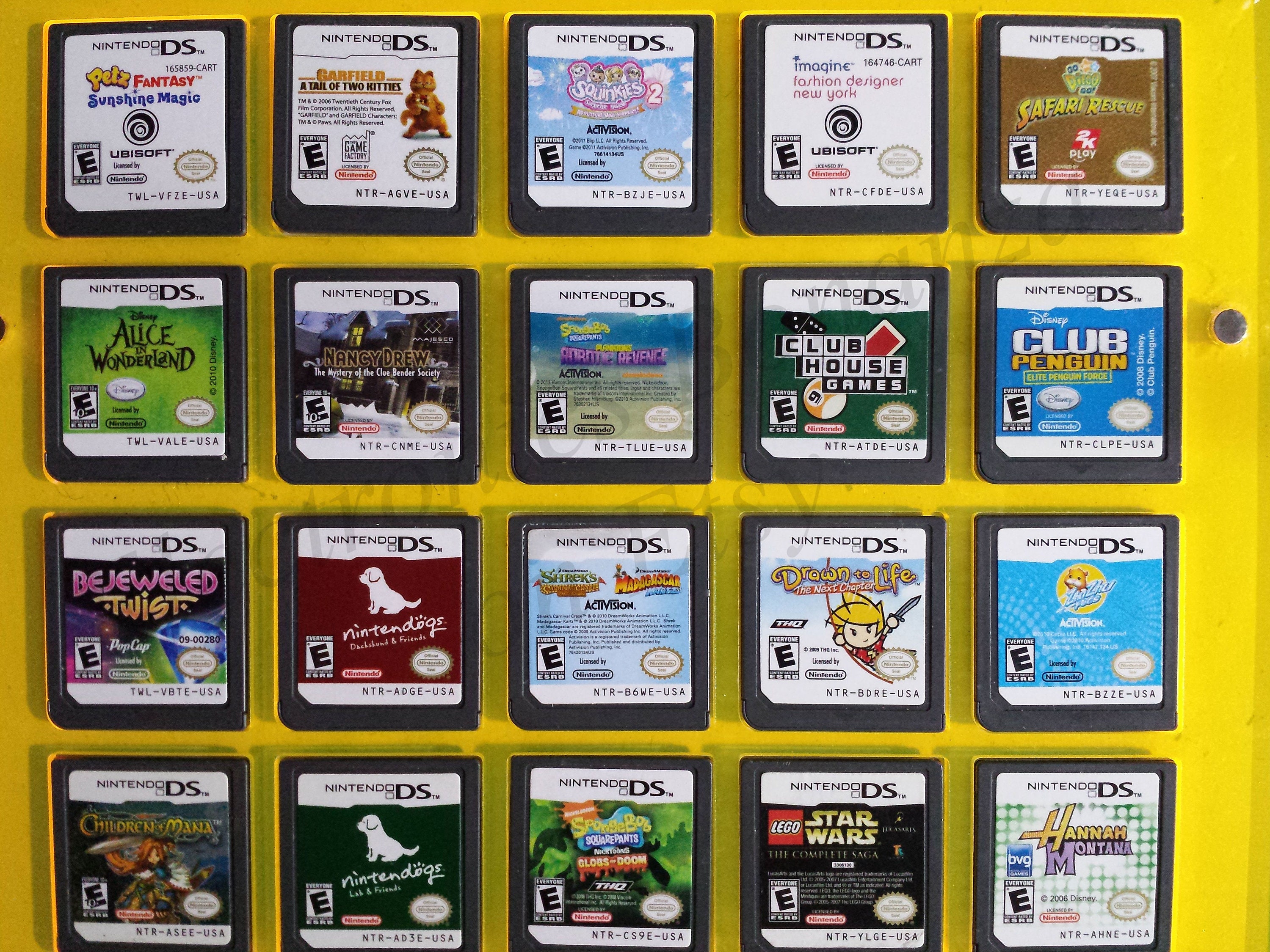 Authentic Nintendo DS Games for DS DSLite DSi 3DS XL and 2DS