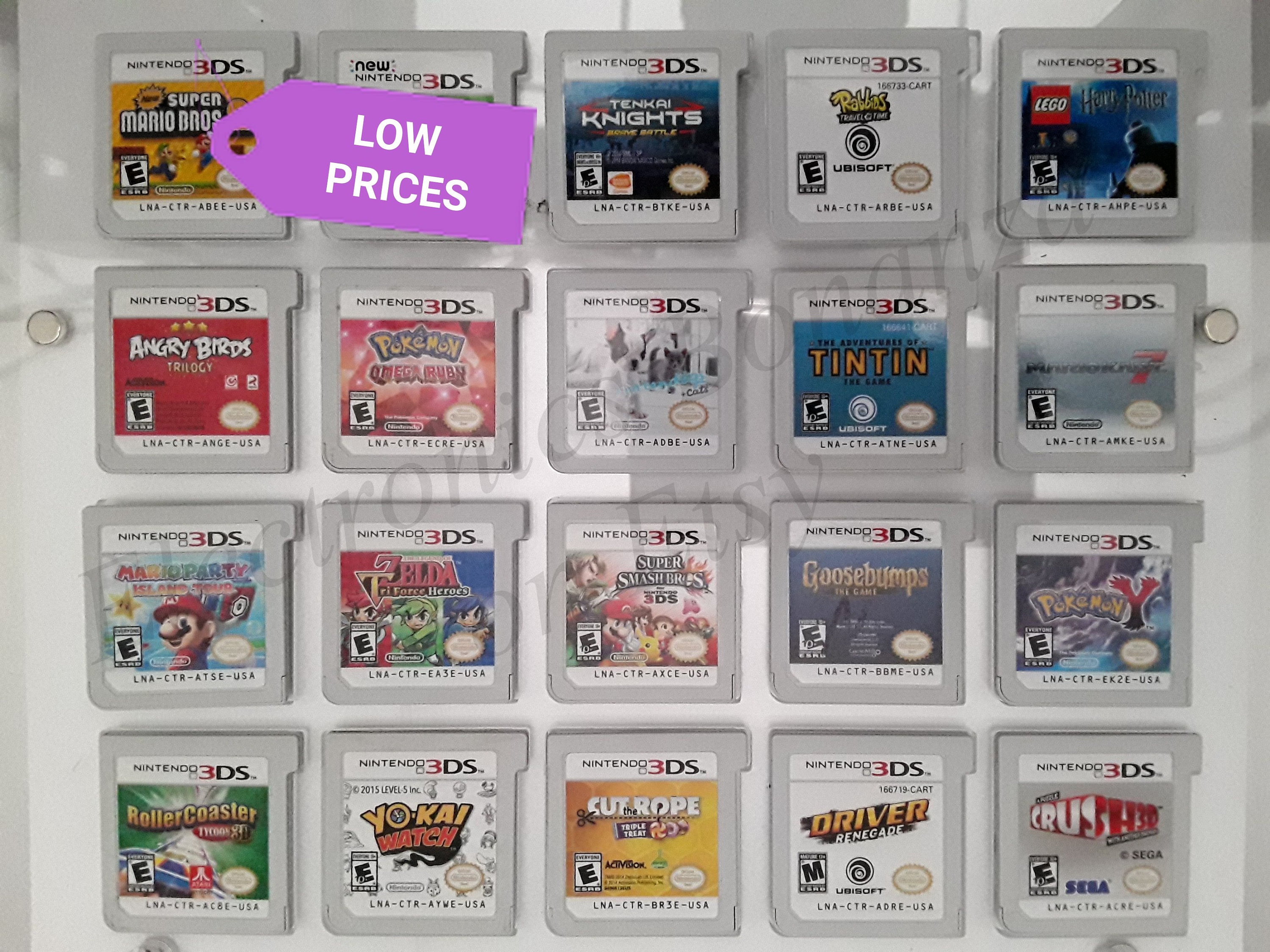 Authentic Nintendo 3DS Games - Etsy