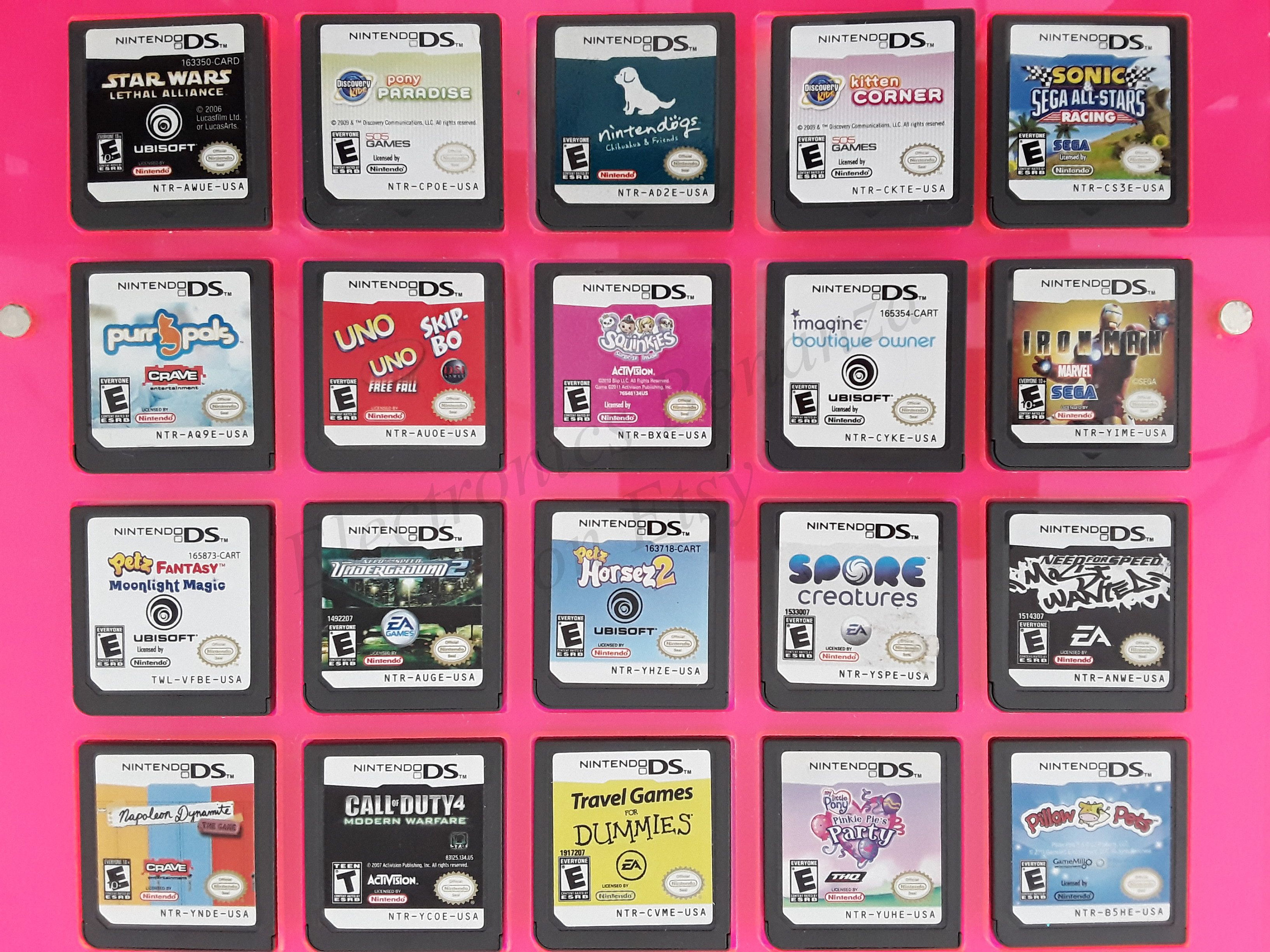 Authentic Nintendo DS Games for DS / Dslite / Dsi / 3DS XL and 2DS