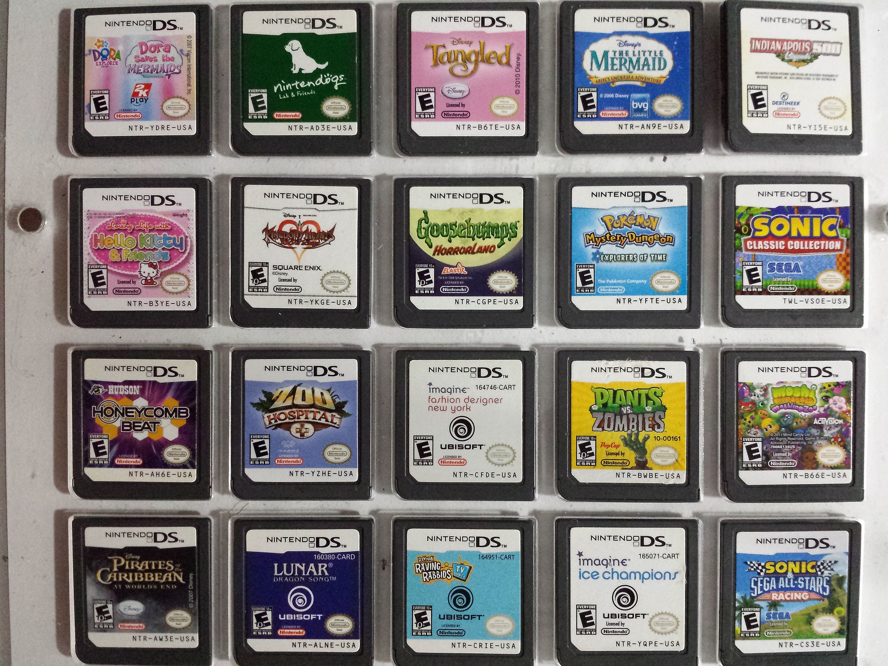 Authentic Nintendo DS Games for DS / Dslite / Dsi / 3DS XL and 2DS