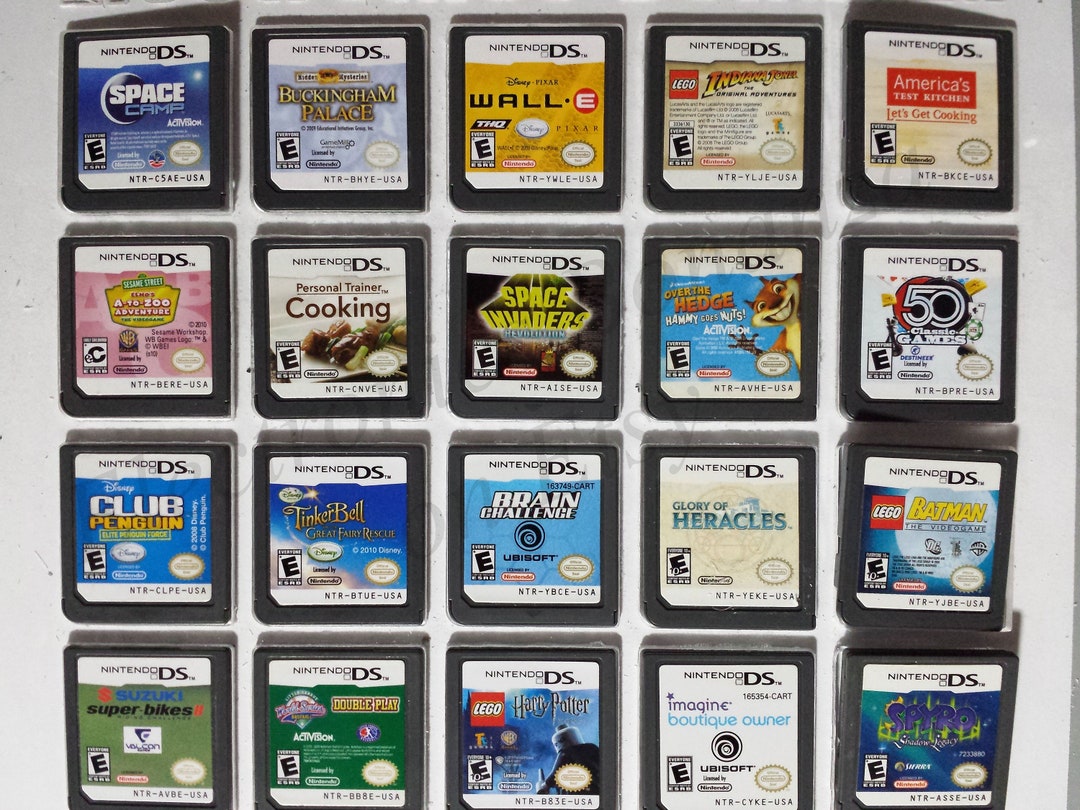 Authentic Nintendo DS Games for DS / Dslite / Dsi / 3DS XL and 2DS
