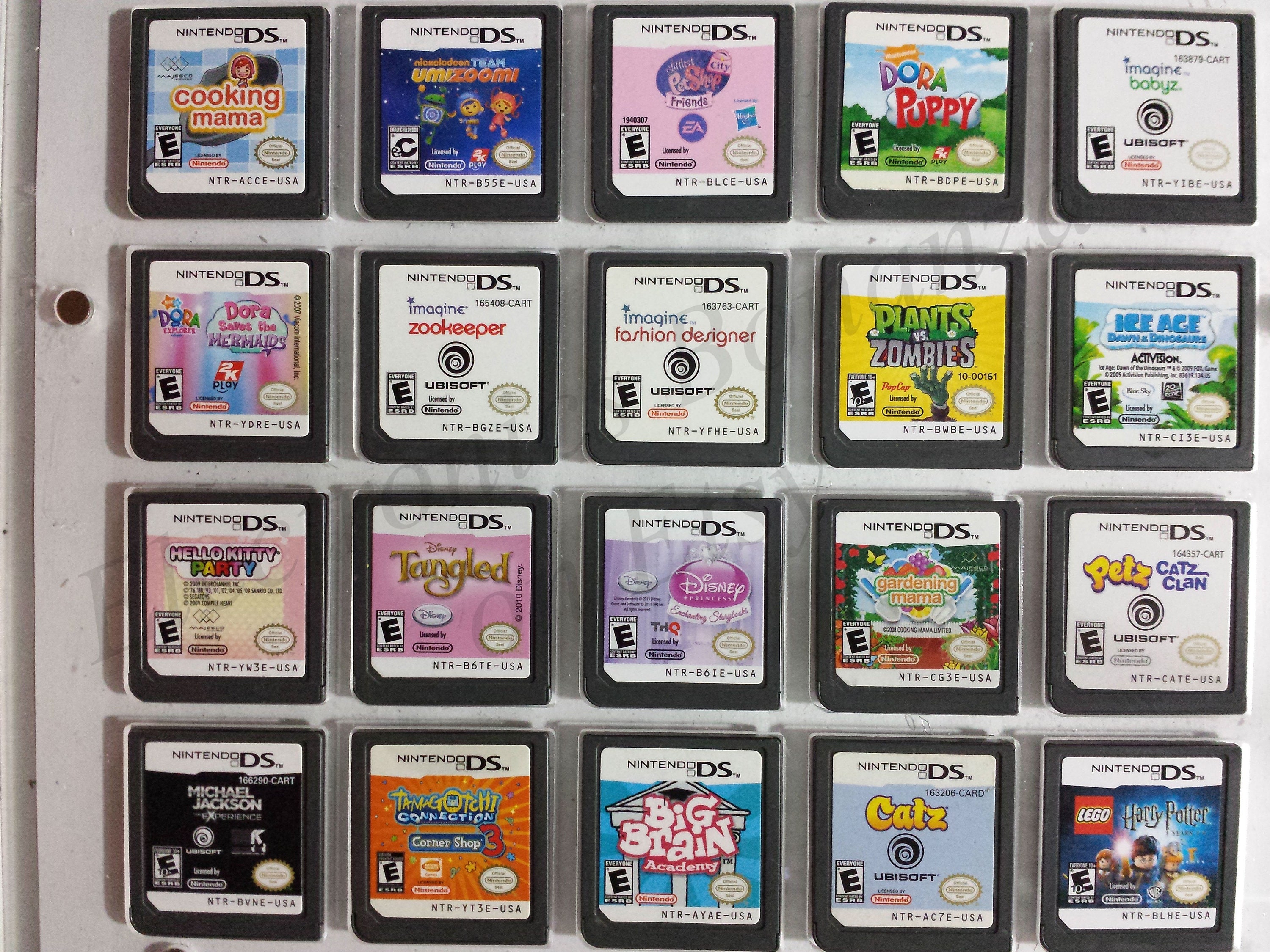 Authentic Nintendo DS Games for DS / Dslite / Dsi / 3DS XL and 2DS