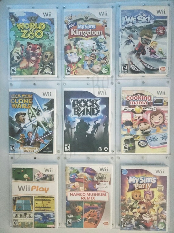 Authentic Nintendo Wii Games - Etsy