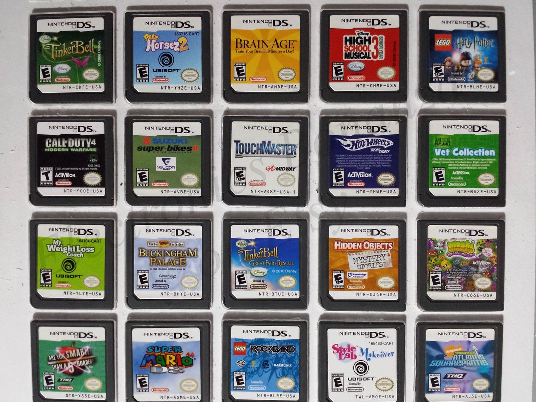 Authentic Nintendo DS Games for DS Dslite Dsi 3DS XL and 2DS