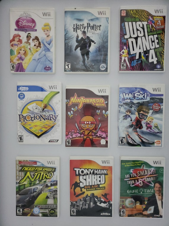 Authentic Nintendo Wii Games - Etsy
