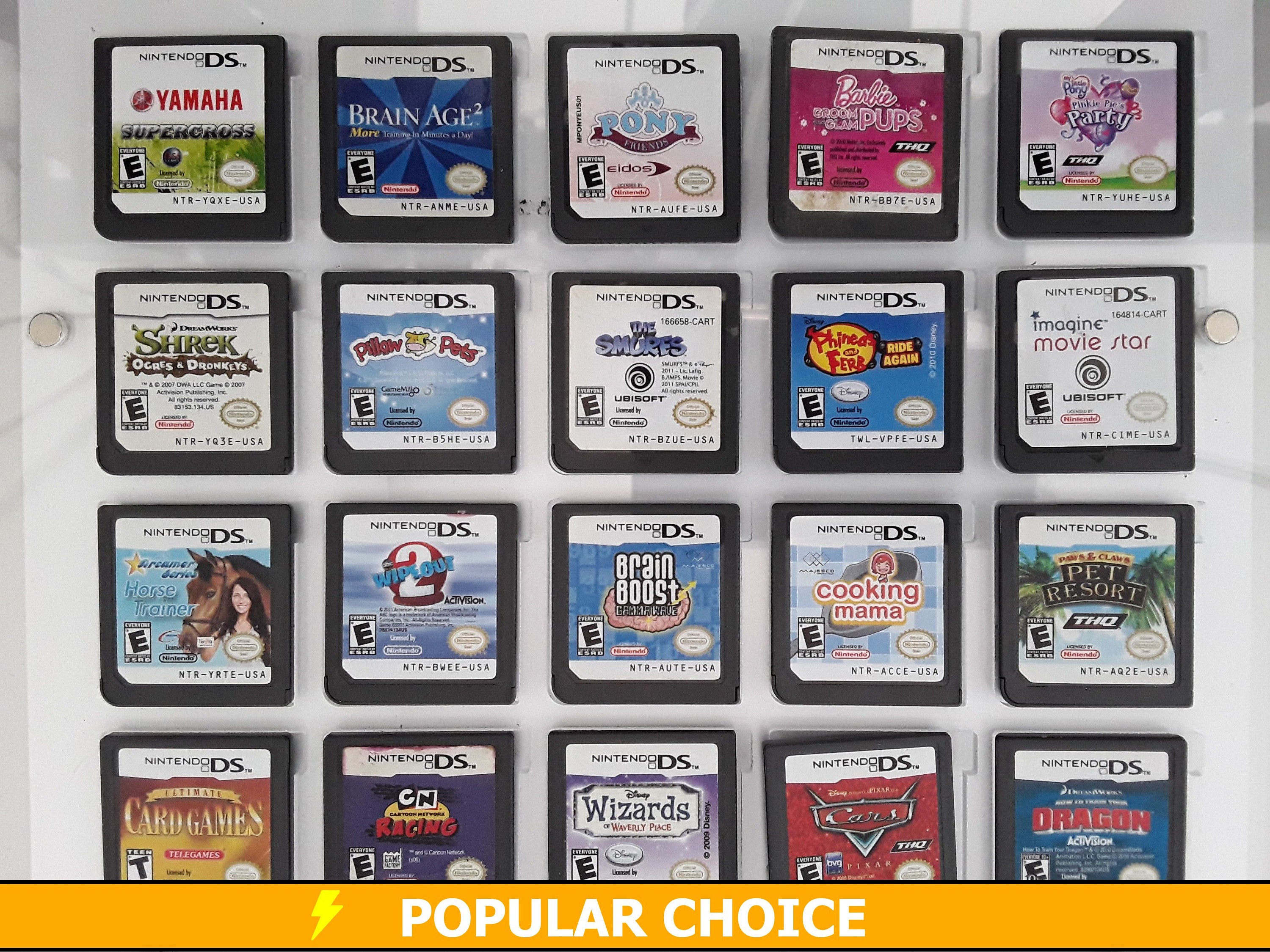 Authentic Nintendo DS Games for DS / Dslite / Dsi / 3DS XL and 2DS