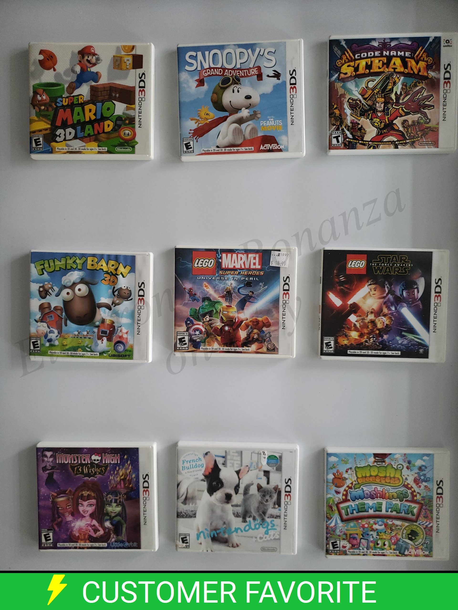 Authentic Nintendo 3DS Games - Etsy