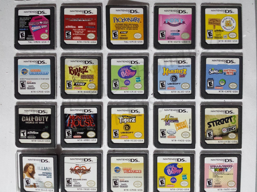 Authentic Nintendo DS Games for DS / Dslite / Dsi / 3DS XL and 2DS