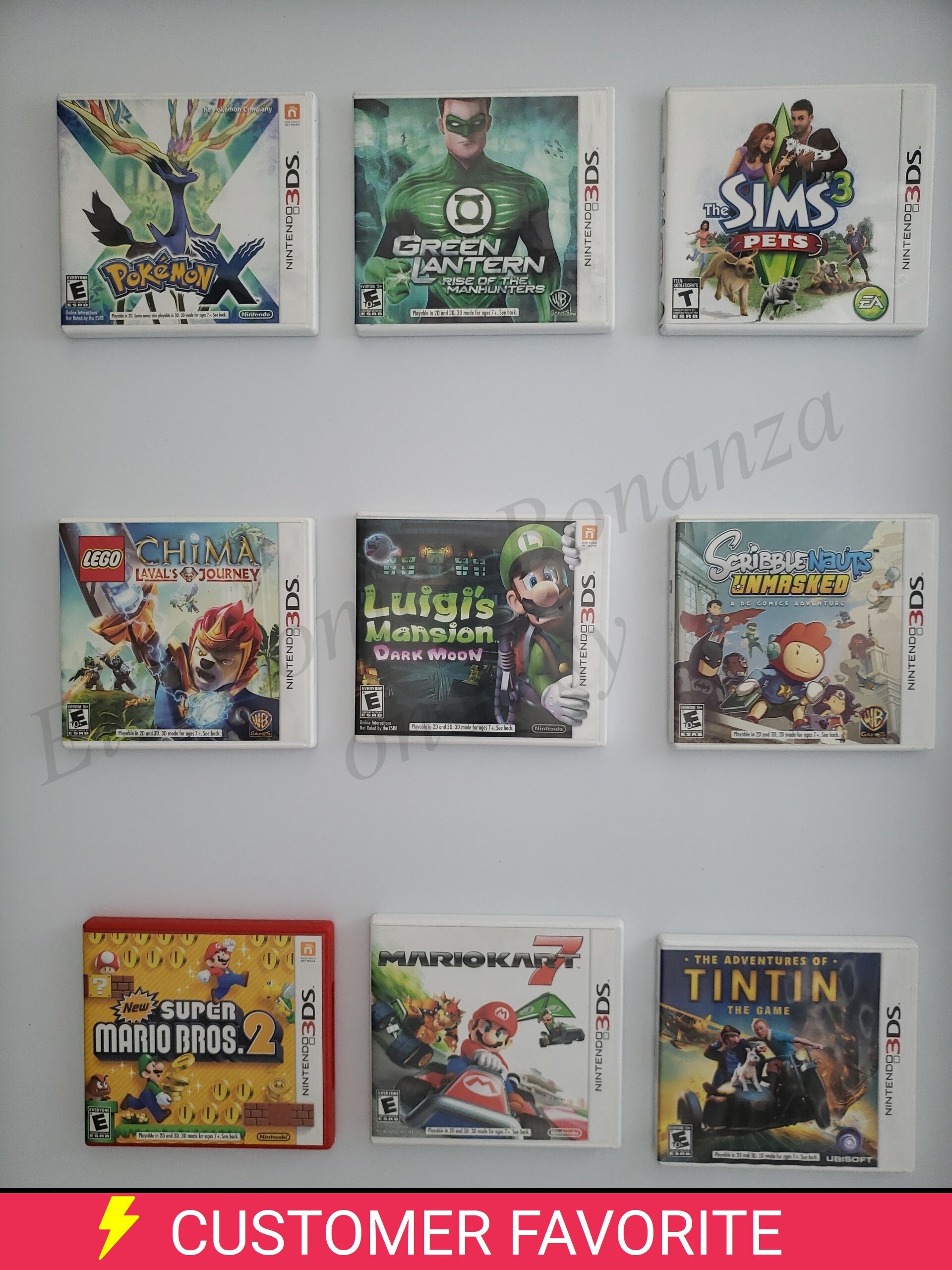 Authentic Nintendo 3DS Games - Etsy