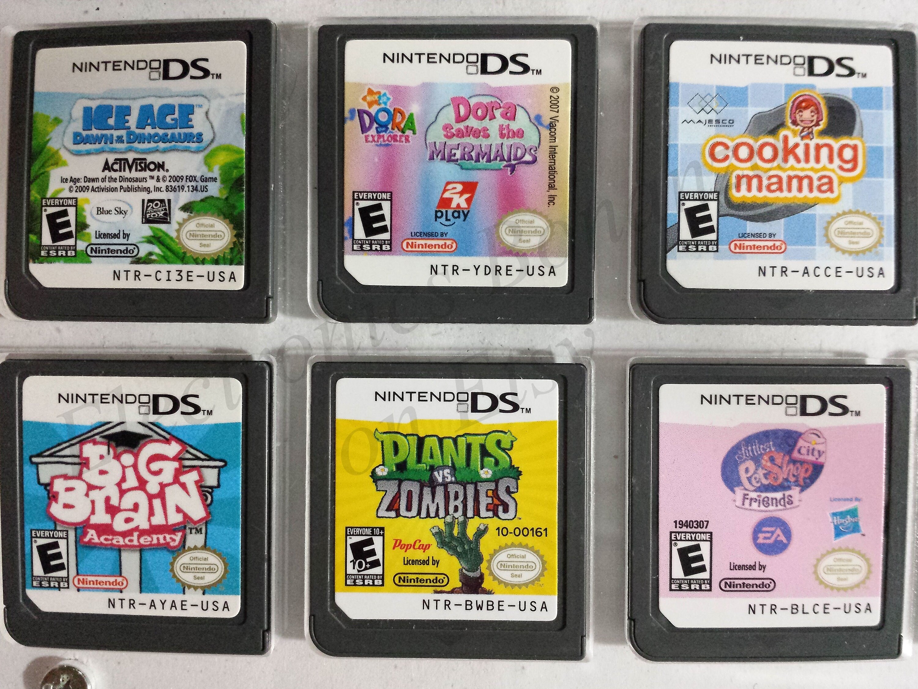 Authentic Nintendo DS Games for DS / Dslite / Dsi / 3DS XL and 2DS