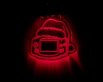 LED Rechargeable Retro Gaming Keychain | Bag Tag — Christmas Edition!