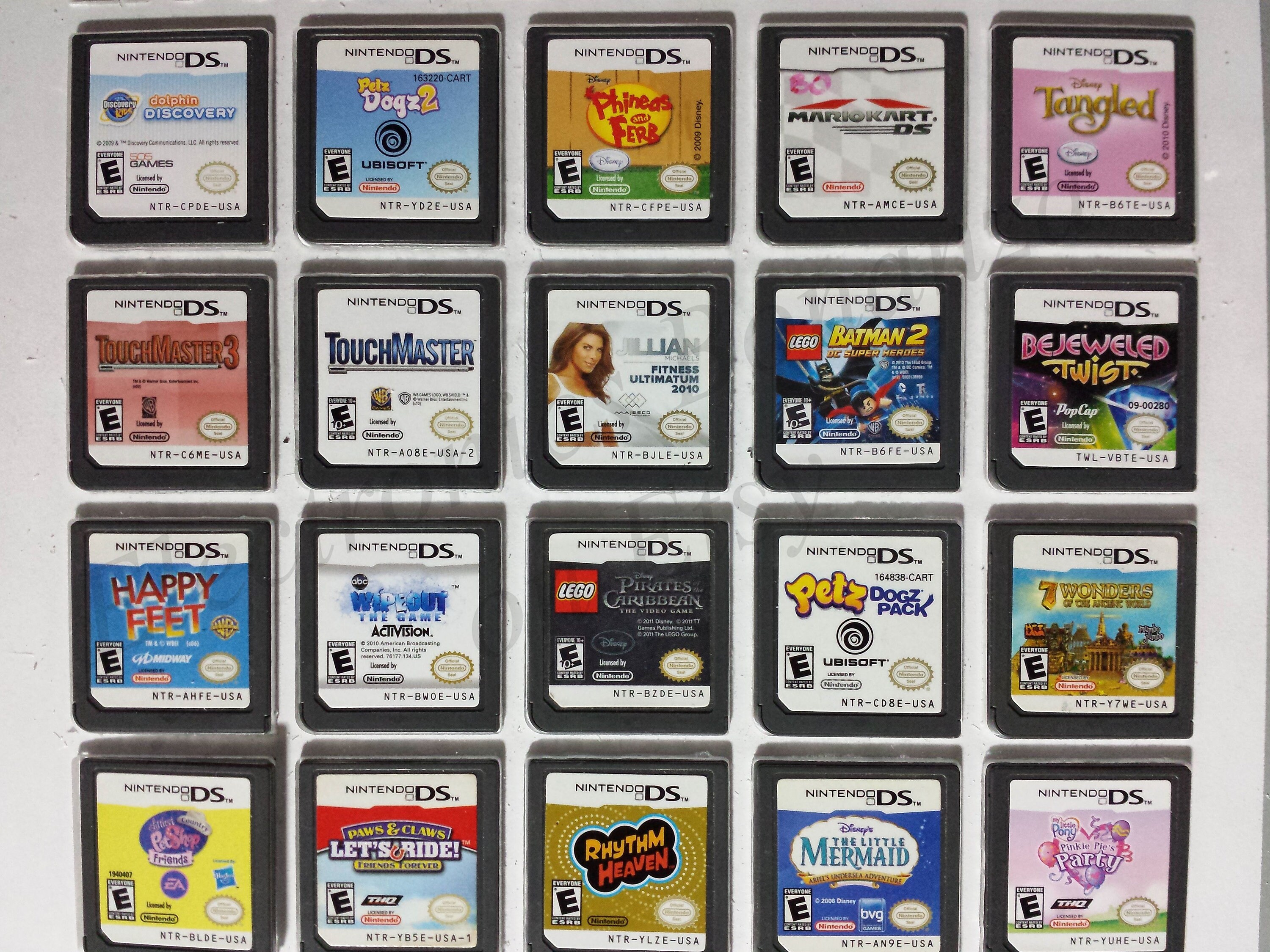 Authentic Nintendo DS Games for DS / Dslite / Dsi / 3DS XL and 2DS