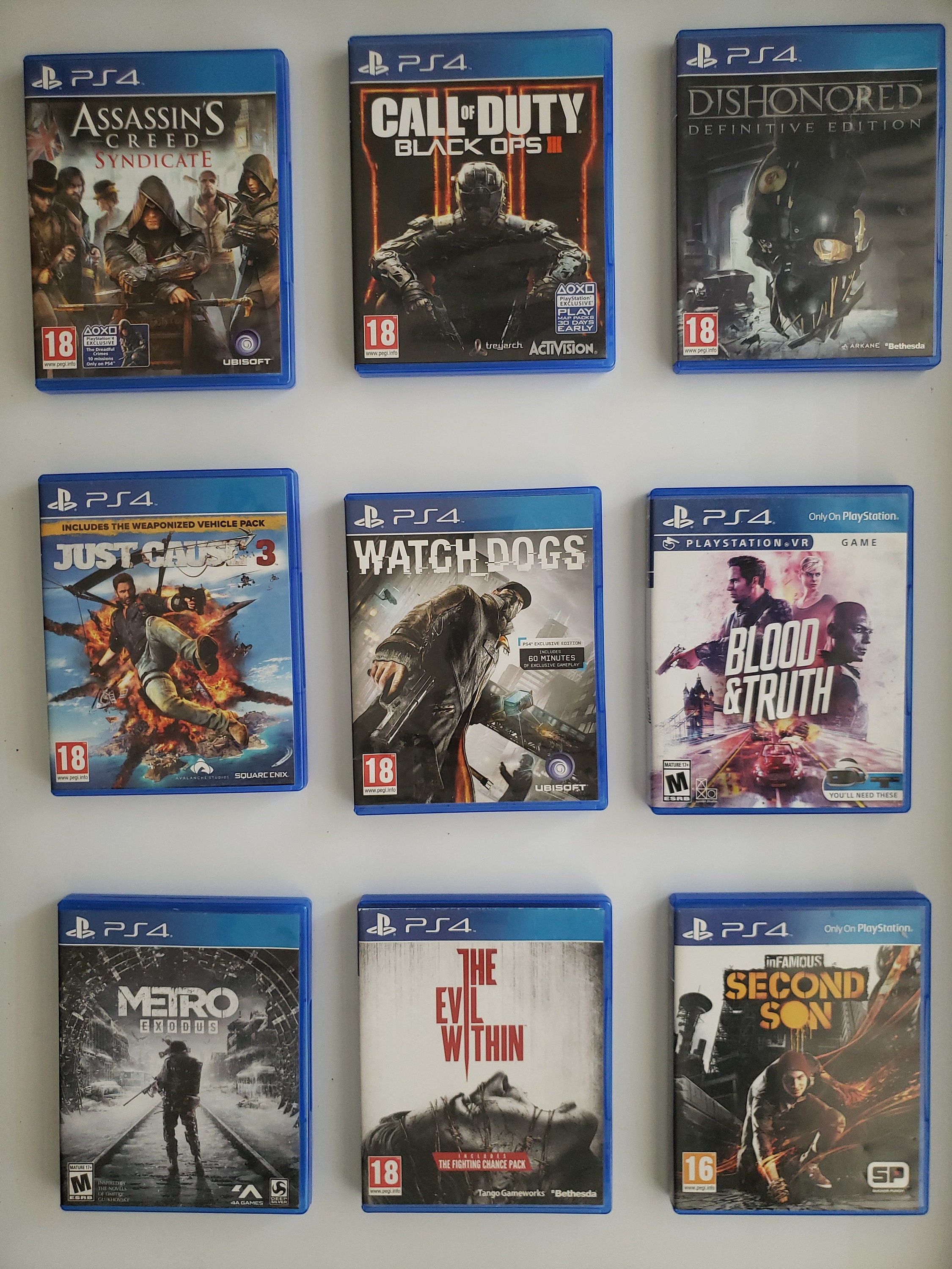 Authentic Nintendo PS4 Games - Etsy