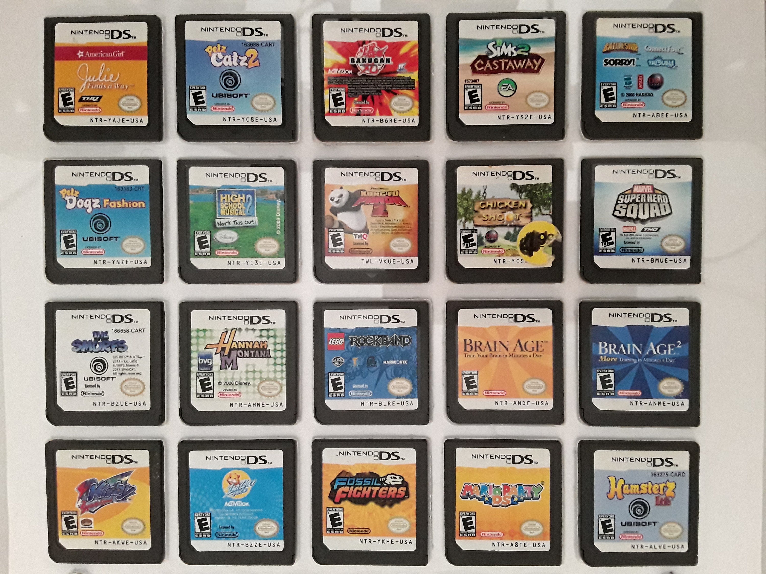 All in one DS Games Cartridge - Plug-and-Play Game Card for Nintendo DS  Lite DSi 3DS 2DS in 2023
