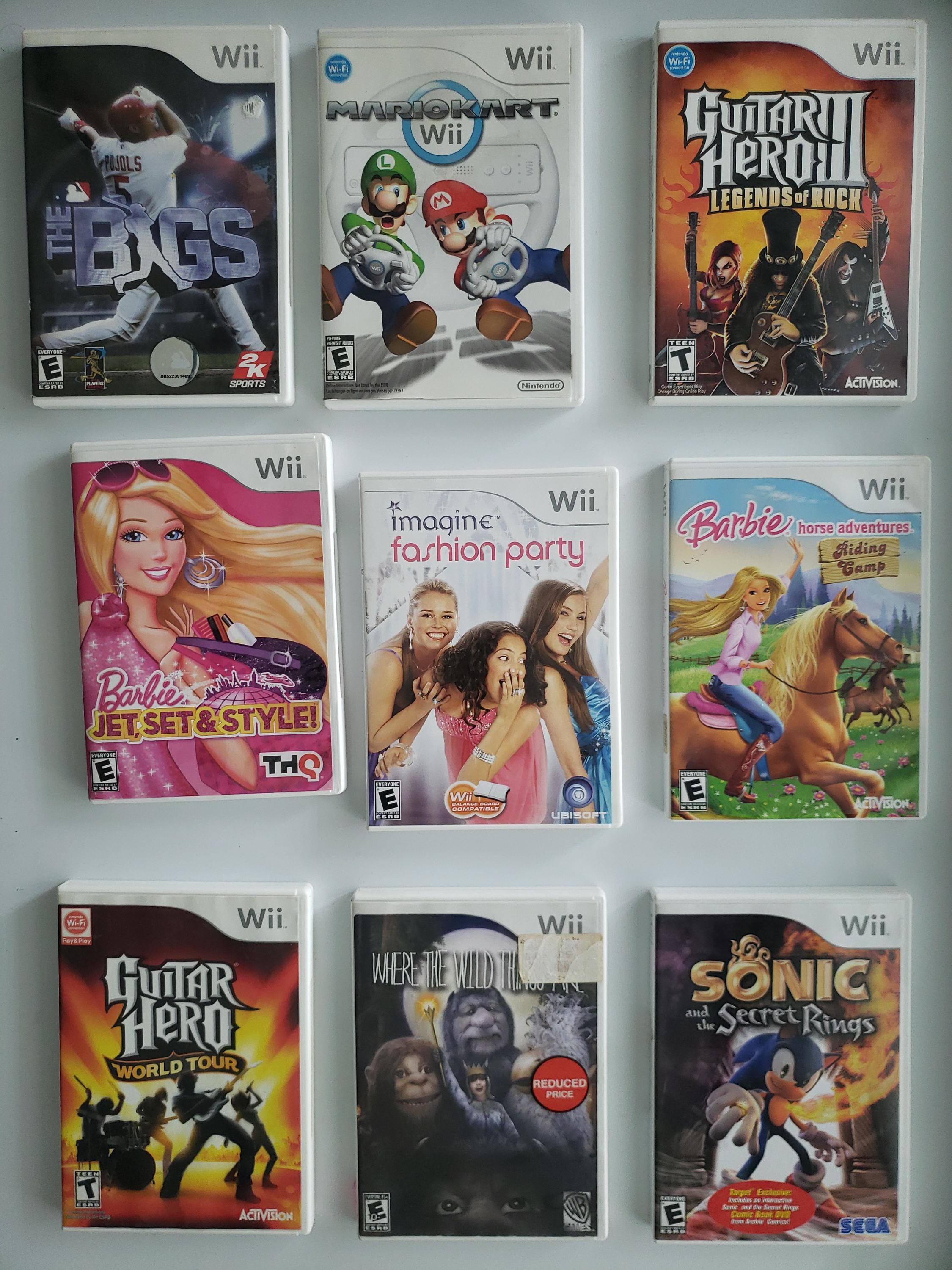 Authentic Wii Games - Etsy