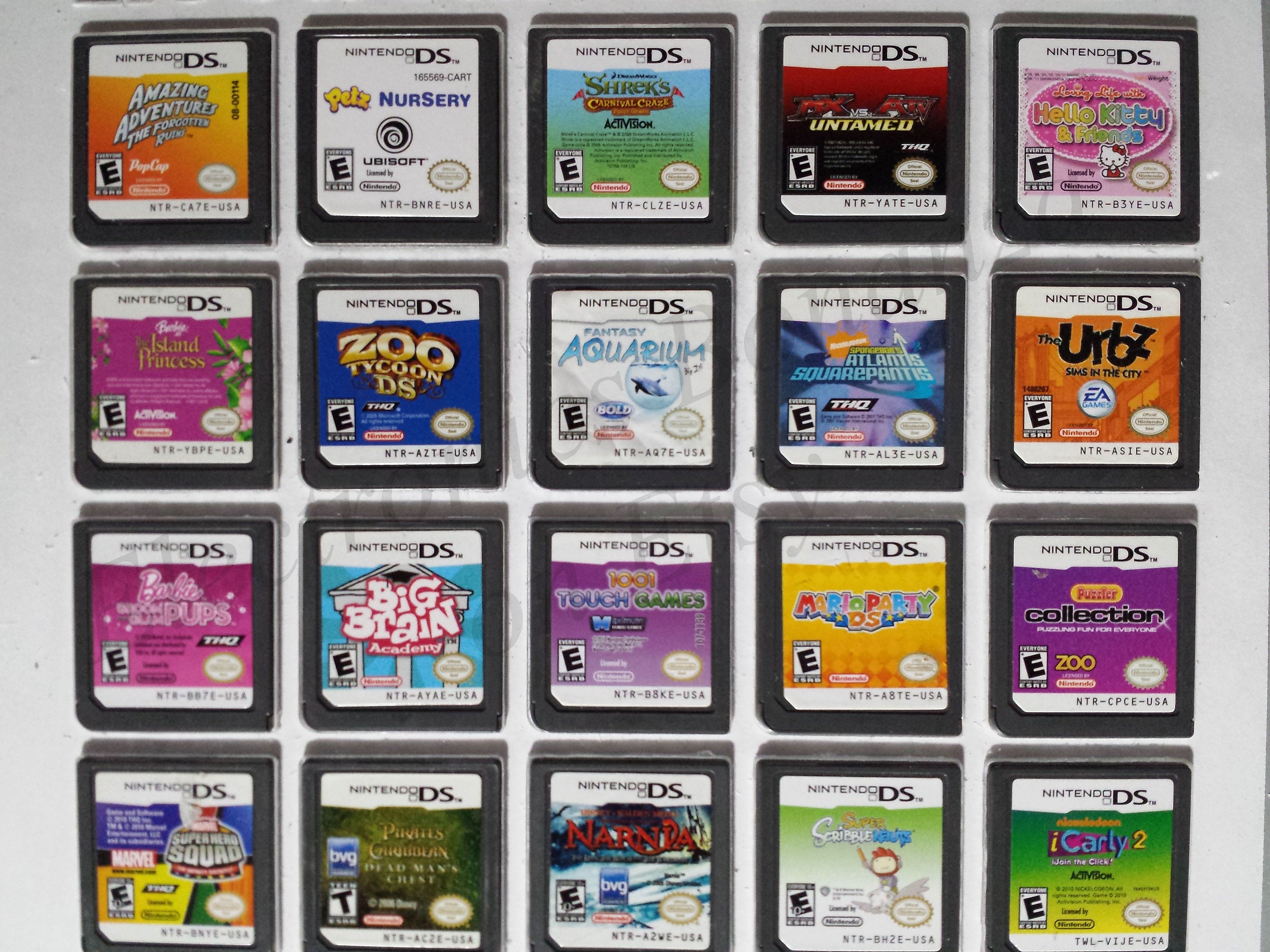 Nintendo ds hotsell kid friendly games