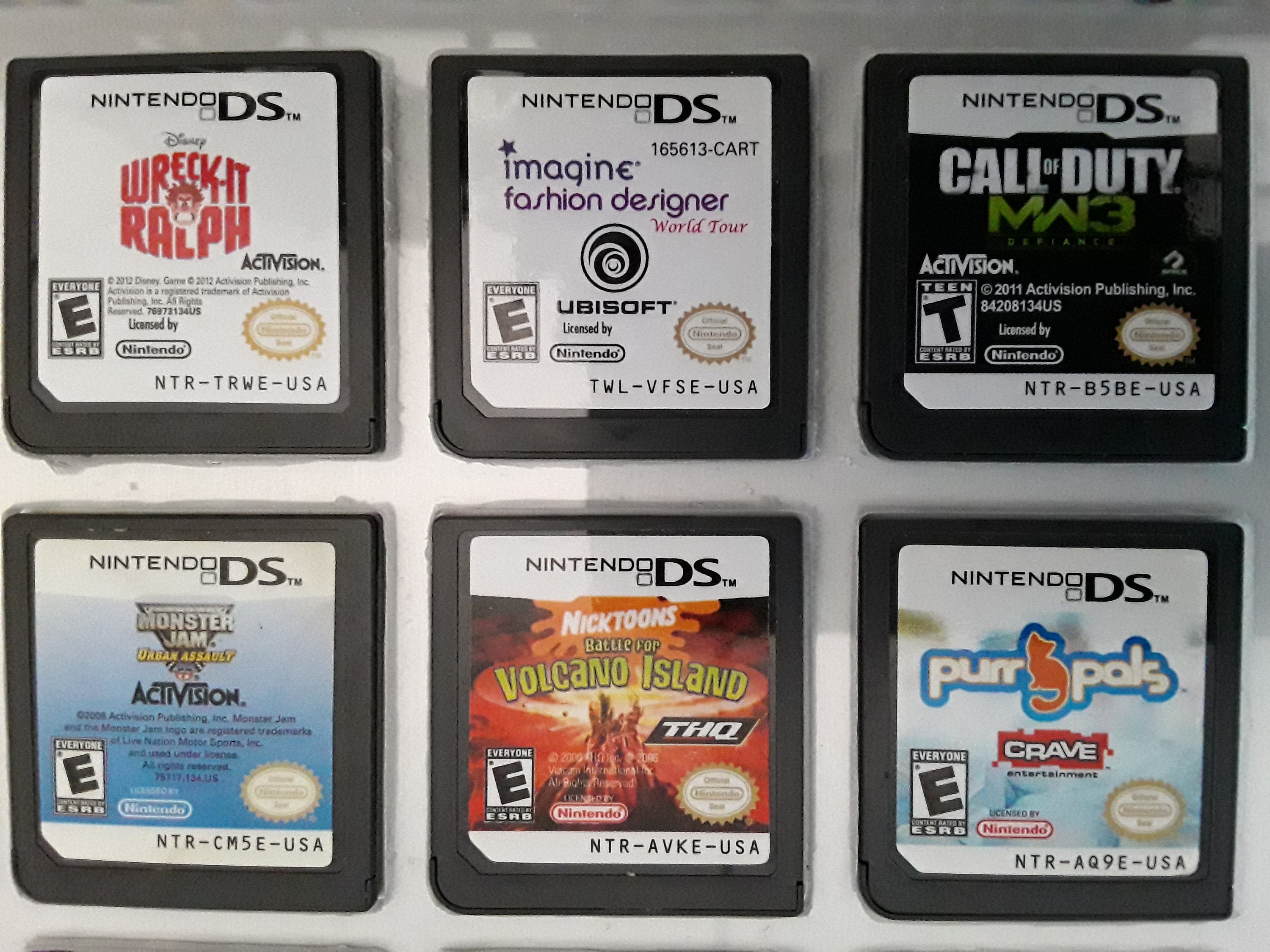 Authentic Nintendo DS Games for DS / Dslite / Dsi / 3DS XL and 2DS