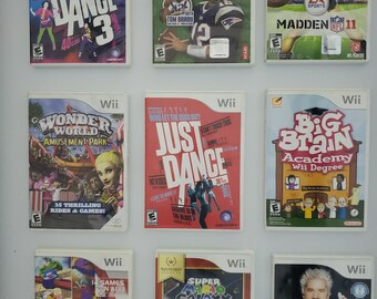 Authentic Nintendo Wii Games