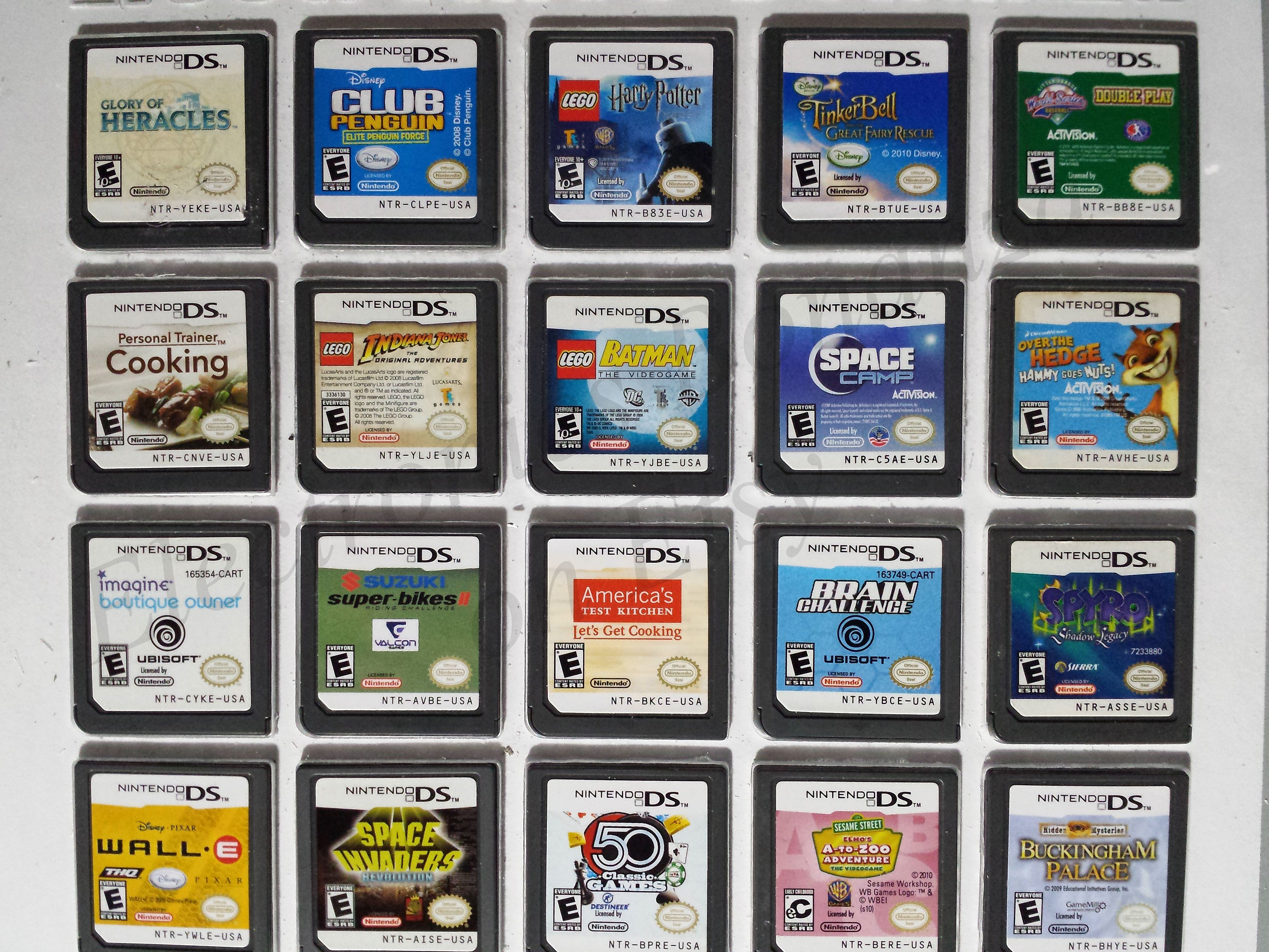 Authentic Nintendo DS Games for DS / Dslite / Dsi / 3DS XL and 2DS