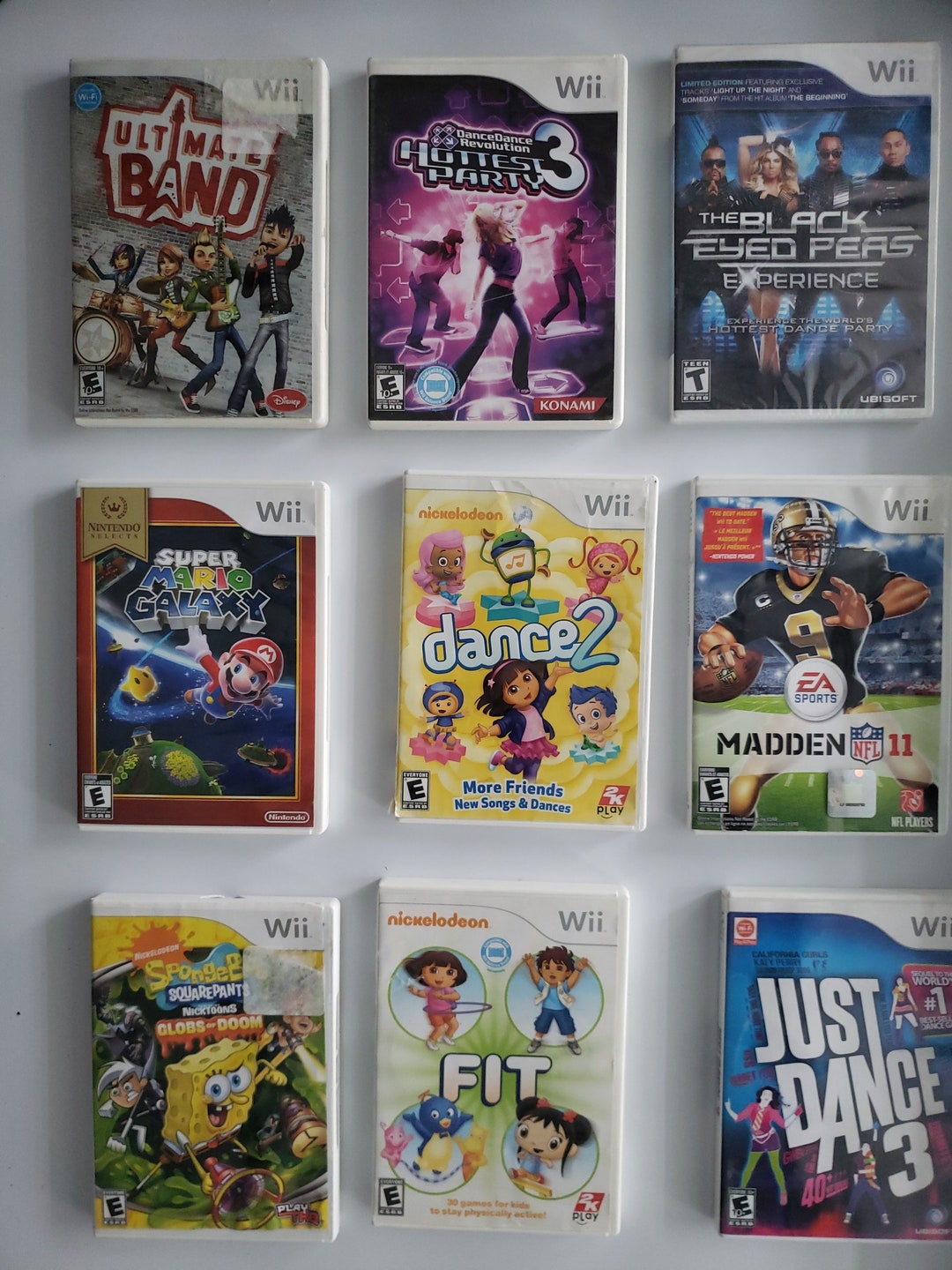 Authentic Nintendo Wii Games - Etsy