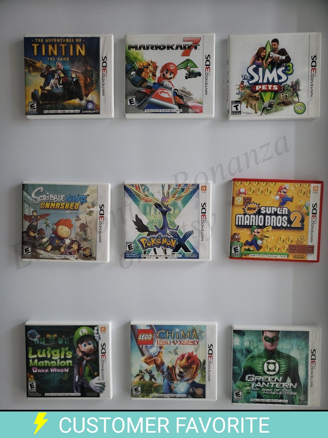 Authentic Nintendo 3DS Games - Etsy