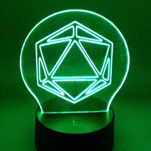 Odesza Hand-Carved Multi-Color LED Night Light - Desk Lamp with iOS / Android App Control