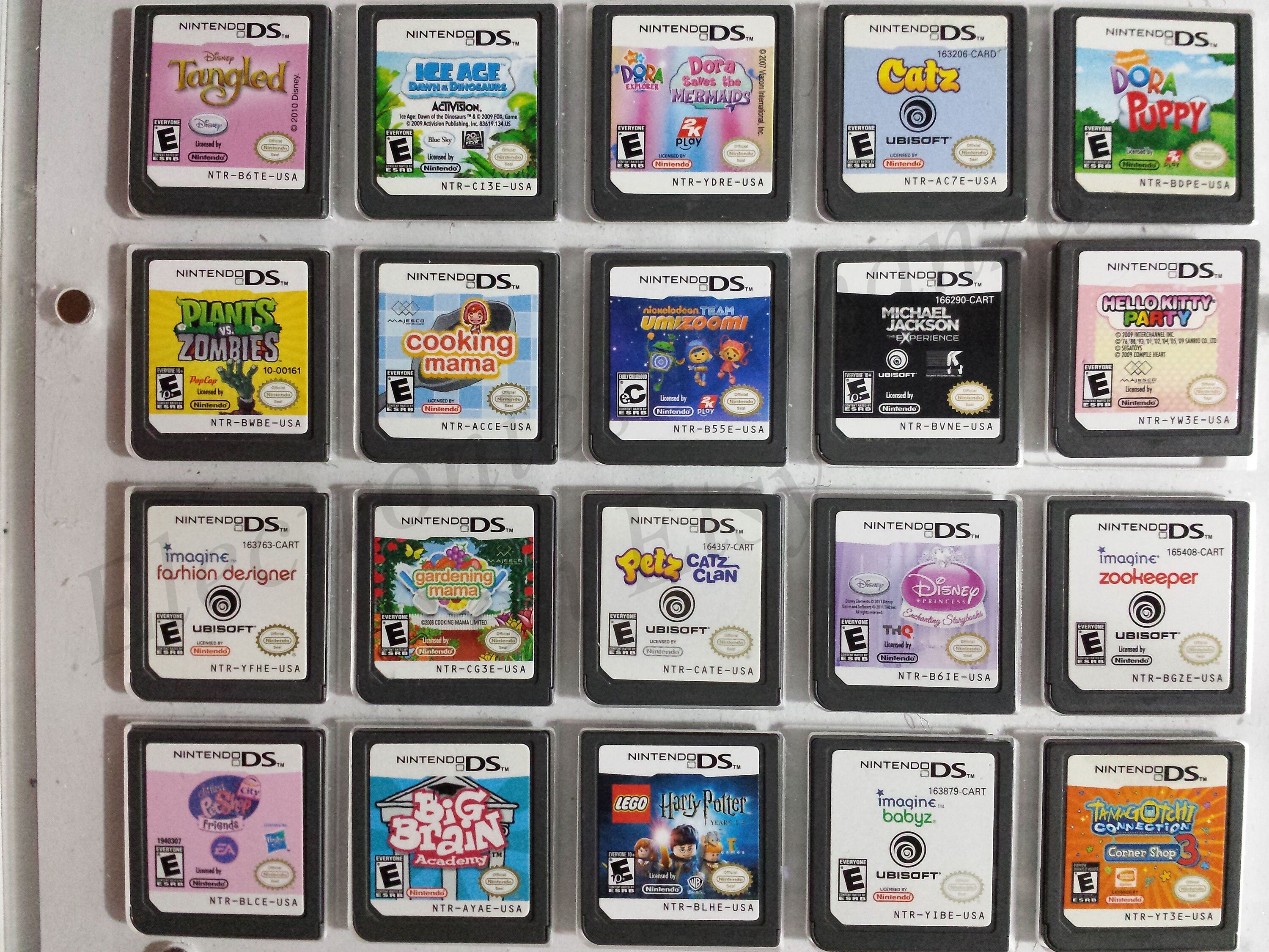 Authentic Nintendo DS Games for DS / Dslite / Dsi / 3DS XL and 2DS