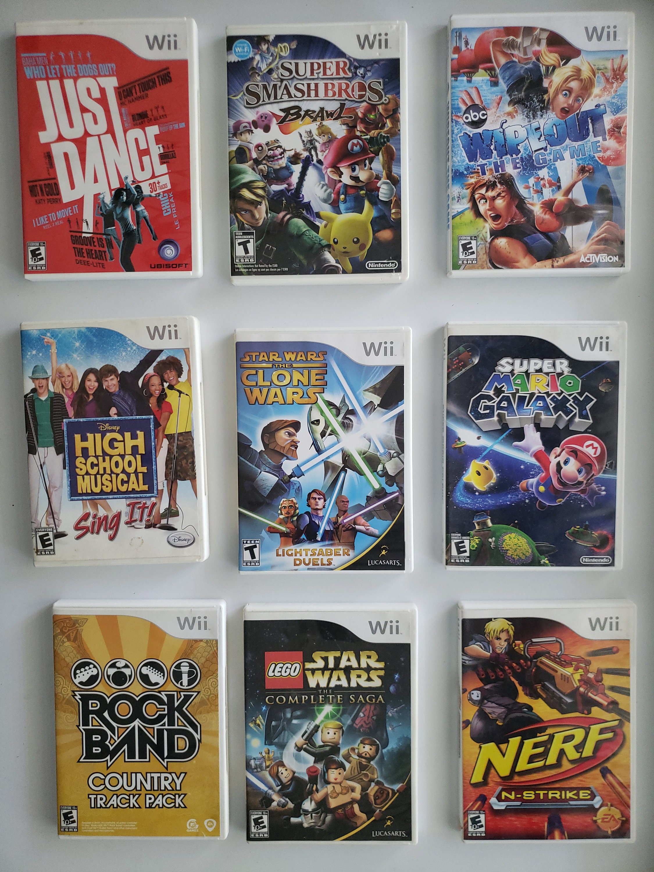 Nintendo　wii　カセット Authentic Nintendo Wii Games - Etsy