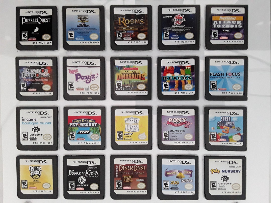 Authentic Nintendo DS Games for DS / DSLite / DSi / 3DS XL and 2DS