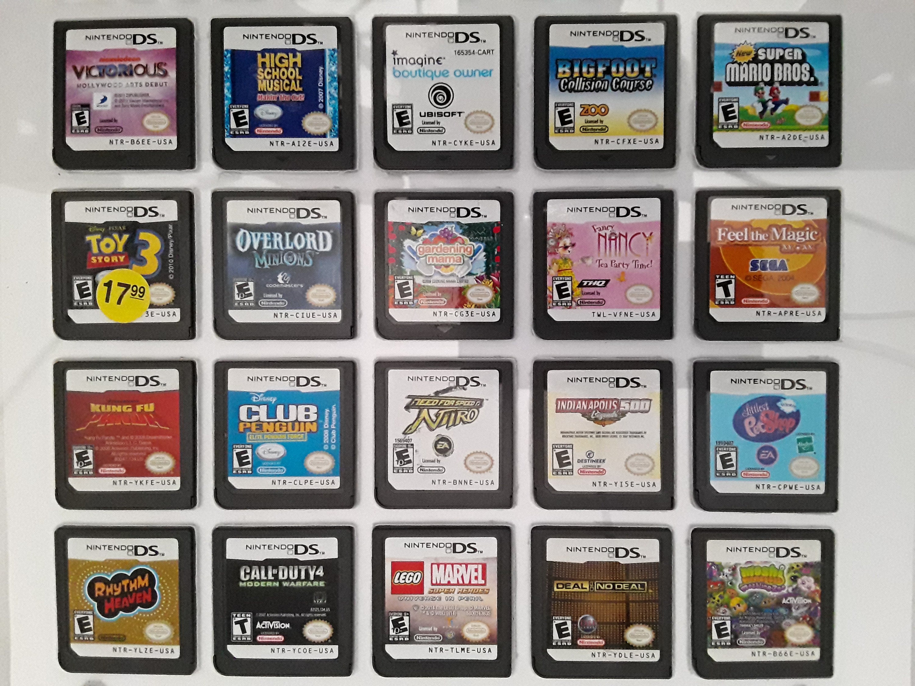 Authentic Nintendo DS Games for DS / Dslite / Dsi / 3DS XL and 2DS