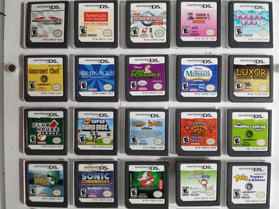 Authentic Nintendo DS Games for DS / Dslite / Dsi / 3DS XL and 2DS