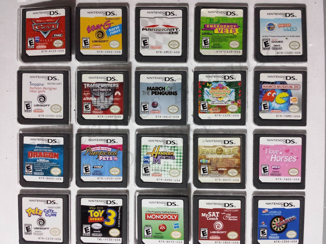Authentic Nintendo DS Games for DS / Dslite / Dsi / 3DS XL