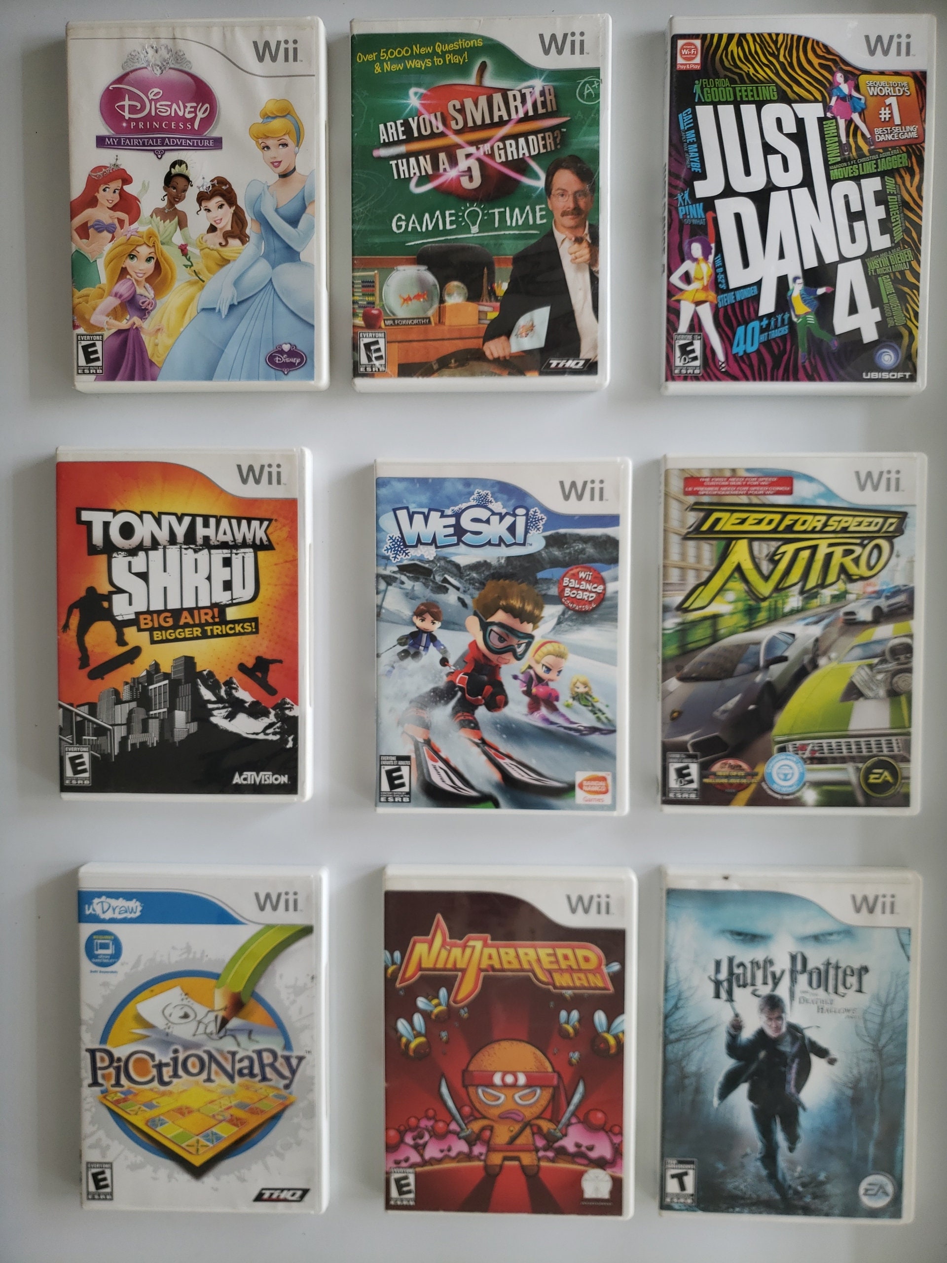 Authentic Nintendo Wii Games - Etsy