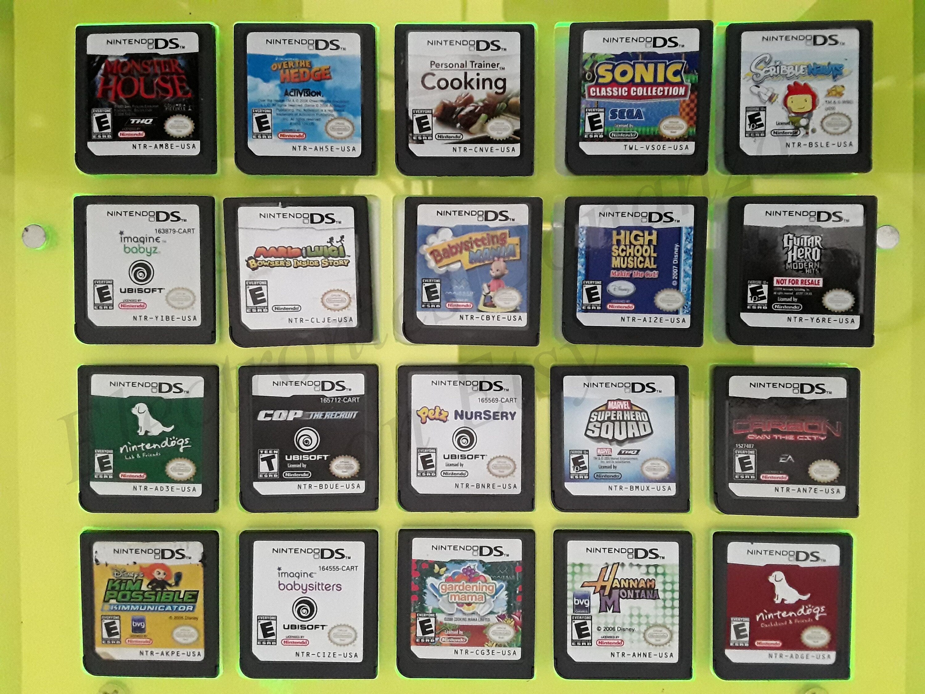 懐かしのゲームセット　DS iLL Authentic Nintendo DS Games for DS / Dslite / Dsi / 3DS XL and 2DS