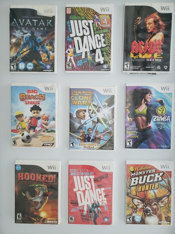 Authentic Nintendo Wii Games - Etsy