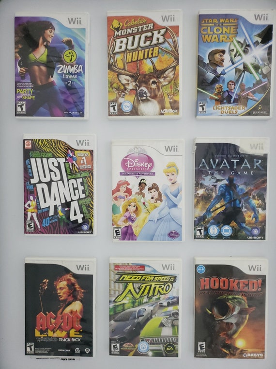 Authentic Nintendo Wii Games Etsy