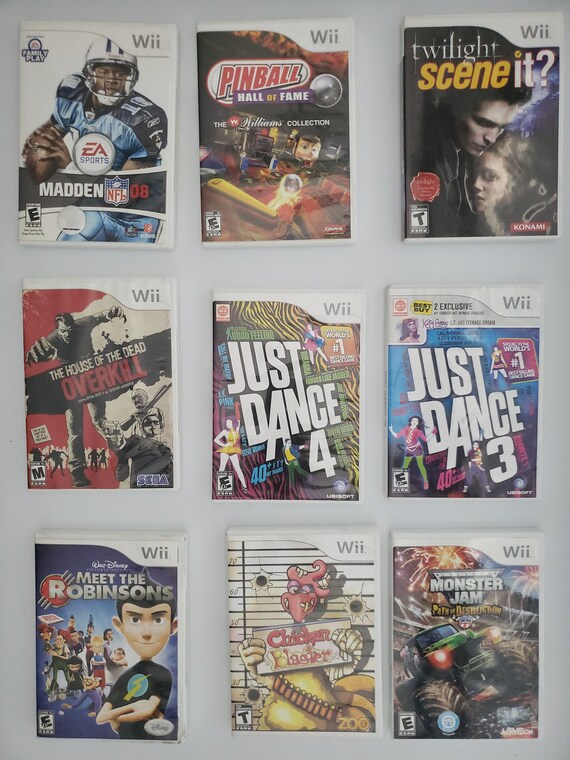 Authentic Nintendo Wii Games - Etsy
