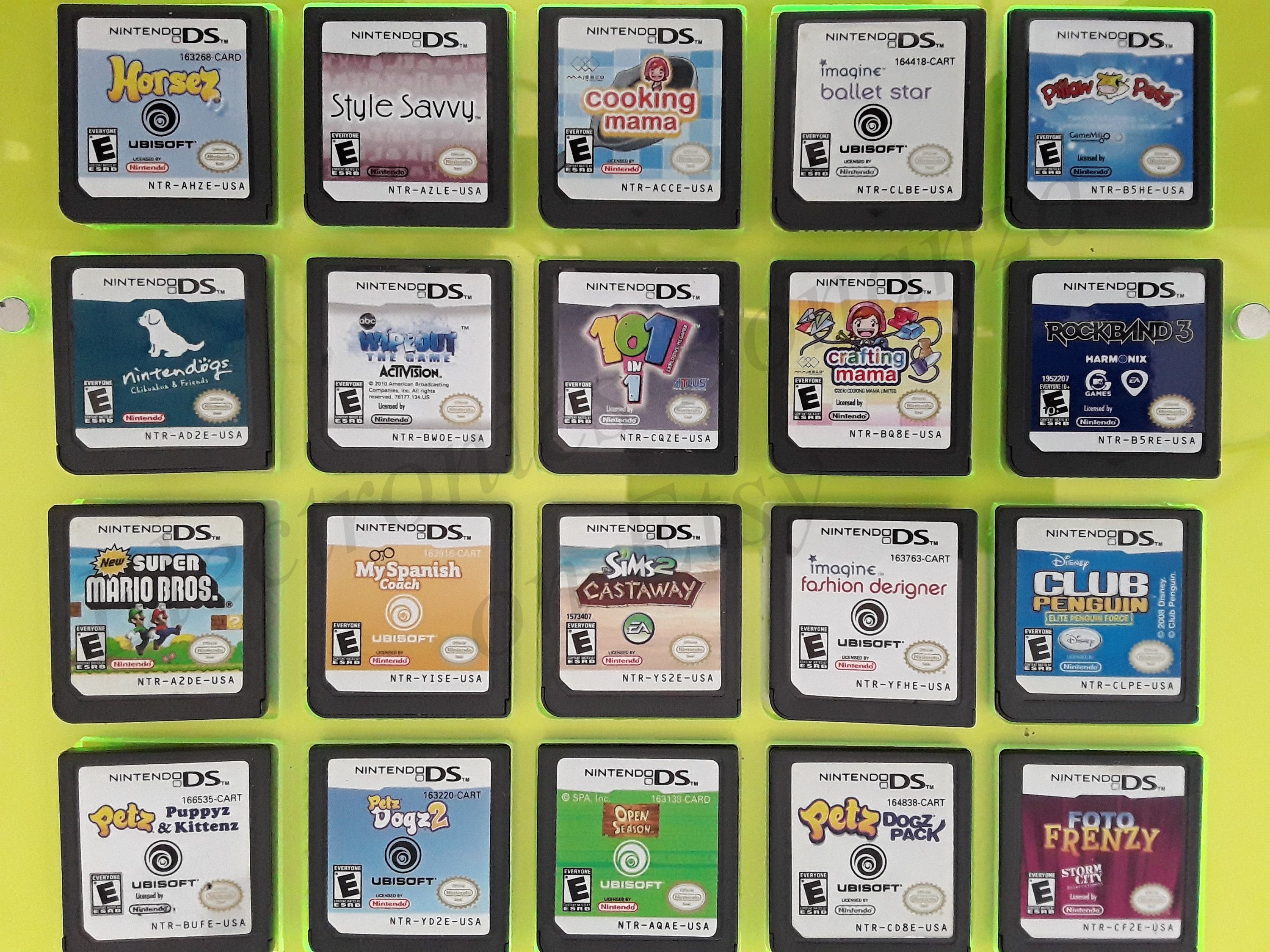 Authentic Nintendo DS Games for DS / Dslite / Dsi / 3DS XL and 2DS