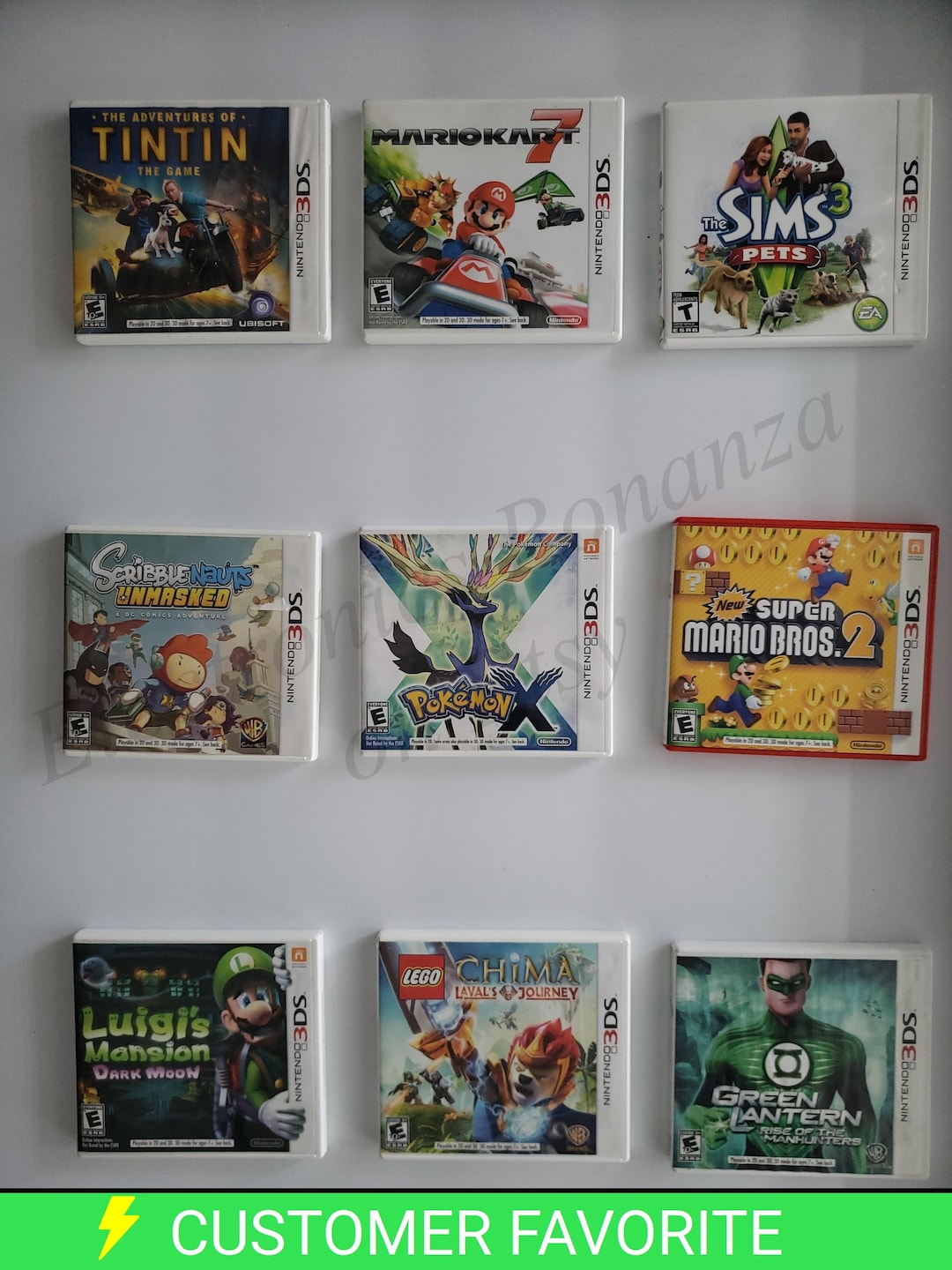 Authentic Nintendo 3DS Games - Etsy