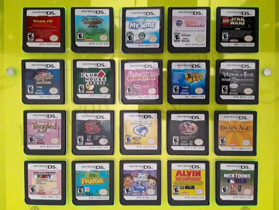 Authentic Nintendo DS Games for DS / Dslite / Dsi / 3DS XL and 2DS