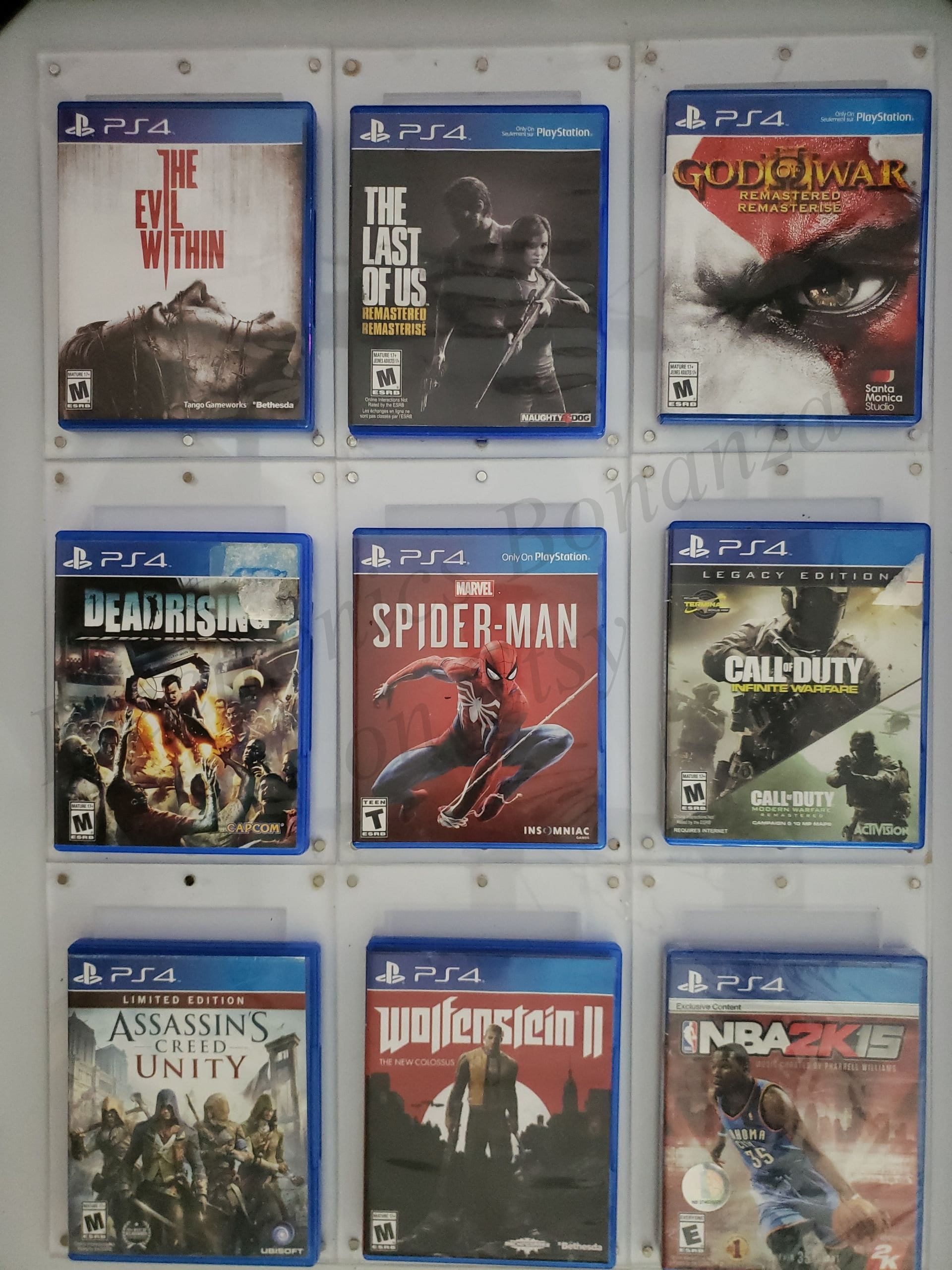 Authentic Playstation 4 Games - Etsy